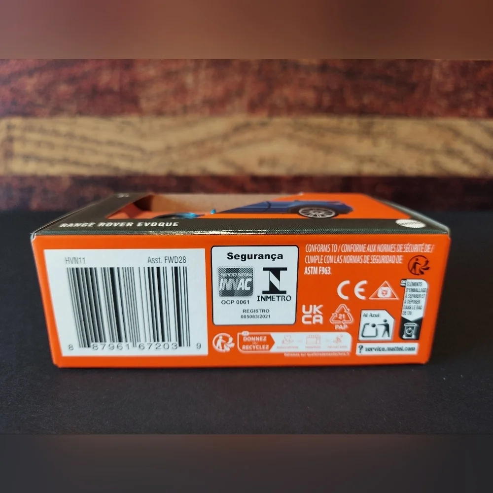 Range Rover Evoque Match Box Moving parts